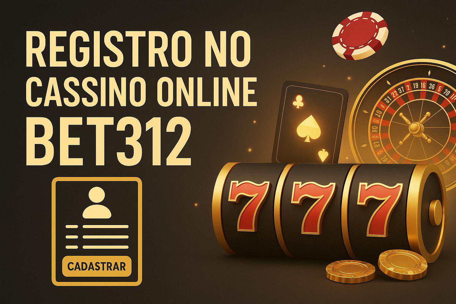 Não Perca tempo, o rRgistro na site BET312